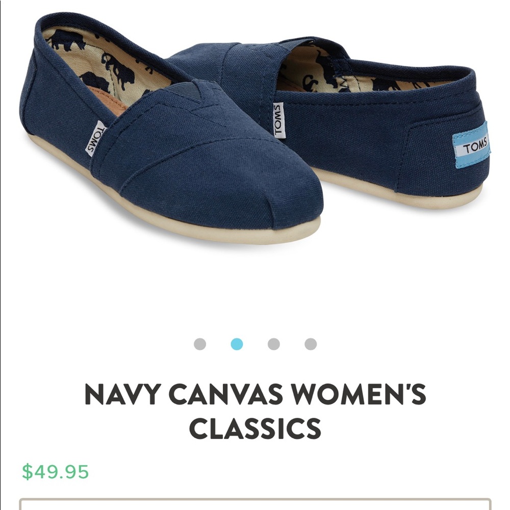 Navy Blue Toms